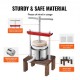 Buy Fruit Wine Press 2 Barrels 2L Stainless Steel Manual Juicer Press for Making Juice from Cider, Apple, Grape, Tincture, Vegetables, Olive Oil with T-Handle and Stable Base