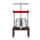 Buy Fruit Wine Press 2 Barrels 2L Stainless Steel Manual Juicer Press for Making Juice from Cider, Apple, Grape, Tincture, Vegetables, Olive Oil with T-Handle and Stable Base