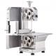 Buy Commercial Electric Butcher Bone Saw 2200W Bone Cutting Machine 1000kg/h Electric Frozen Meat Slicer Work Table 470x530mm for Supermarket Restaurant