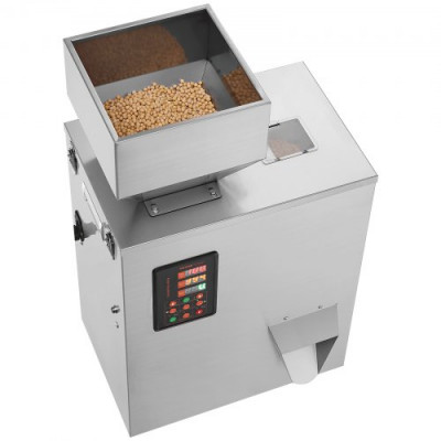 VEVOR Máquina llenadora de polvo, 10-500 g, Máquina llenadora automática inteligente de pesaje de partículas, Llenado dispensador para semillas de té, granos, polvo, harina, frijoles, copos