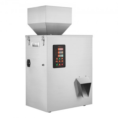 VEVOR Máquina llenadora de polvo, 10-500 g, Máquina llenadora automática inteligente de pesaje de partículas, Llenado dispensador para semillas de té, granos, polvo, harina, frijoles, copos