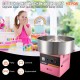 Buy Electric Cotton Candy Machine 1000W Commercial Cotton Candy Maker 6 pcs/min Stainless Steel Bowl 65-245°C for Candy Making Kids Birthday Parties, Pink