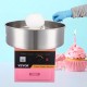 Buy Electric Cotton Candy Machine 1000W Commercial Cotton Candy Maker 6 pcs/min Stainless Steel Bowl 65-245°C for Candy Making Kids Birthday Parties, Pink