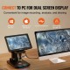 Buy HDMI USB Digital Microscope 10X-1300X Magnification with 10.1 Inch Screen 8 LED Photo and Video Functions Compatible with Windows 7/8.1/10 MacOS 10.5 Connected to Laboratory Monitor