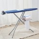 Buy Ironing Board 140x37 cm Foldable Ironing Board 4 Thick Layers Adjustable Height 64-97 cm Bottom Storage Tray Heat Resistant Cover 100% Cotton Laundry Home, 154x37x97 cm