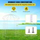 Comprar Pérgola Gazebo con forma de jaula para pájaros, 9' x 6,6', para bodas, jardín al aire libre, color blanco