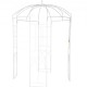 Comprar Pérgola Gazebo con forma de jaula para pájaros, 9' x 6,6', para bodas, jardín al aire libre, color blanco