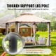 Comprar Gazebo de Jardín 295x295 cm Cenador de Patio con Mosquitera Emergente para 6-8 Personas con Estructura de Metal, Poliéster Recubierto de PU 180G, Refugio Exterior para Césped, Patio Trasero