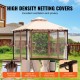 Comprar Gazebo de Jardín 295x295 cm Cenador de Patio con Mosquitera Emergente para 6-8 Personas con Estructura de Metal, Poliéster Recubierto de PU 180G, Refugio Exterior para Césped, Patio Trasero