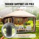 Comprar Gazebo de Jardín 383x308 cm Cenador de Patio con Mosquitera Emergente para 10-12 Personas con Estructura de Metal,  y Revestimiento de Poliéster PU de 180g, Refugio para Césped, Patio Trasero