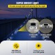 Comprar Luces de entrada, luces solares para entrada, paquete de 8, luces de muelle con interruptor, en blanco