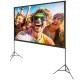 Comprar Pantalla de Proyector de Pie 120" 16:9 HD Pantalla de Proyección Portátil de Doble Cara Antiarrugas Amplio Ángulo de Visión con Bolsa de Almacenamiento para Proyector de Vídeo de Cine en Casa