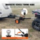 Buy Tow Truck Load 680.4kg 2 in 1 Adjustable Tow Truck Adjustable Height 60-90cm Ball 50.8mm Tires 40.6cm Universal Wheel for Car Trailer Motorhomes