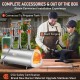 Buy Gas Propane Forge 600 x 220 x 206 mm Propane Knife Forge Oval Forge Furnace with 3 Burners, High Compatibility, Impressive Insulation and Protection for Blacksmiths