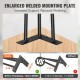 Buy Hairpin Table Legs 4 PCS Furniture Legs 710mm Solid Steel Load Capacity 408kg Office Legs 3 Rods with Screws and Protective Skids for Home Office Dining Room, Black