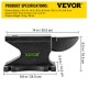 Yunque de Hierro Single Beck Hierro Fundido 55lb 25kg Mini Yunque Cuerno 35,5 x 14,3 x 16,5 cm Mini Yunque Cuerno De Hierro Del Banco Yunque de Metal Yunque de Acero 209HB Yunque de Cuerno