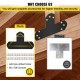 Buy Flat T Shape Repair Plate 45 x 29 cm Carbon Steel Flat Corner Brackets Joint Bracket 8 Pieces Angle Bracket Powder Coat Finish for Tables Screens Windows