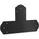 Buy Flat T Shape Repair Plate 45 x 29 cm Carbon Steel Flat Corner Brackets Joint Bracket 8 Pieces Angle Bracket Powder Coat Finish for Tables Screens Windows