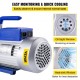 Buy Refrigerant Vacuum Pump 10 CFM 2 Stage 1HP Refrigeration Tools Air Conditioner Speed 2000 r/min Capacity 600ml Refrigeration Vacuum Pump for Vacuum Packaging