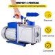 Buy Refrigerant Vacuum Pump 10 CFM 2 Stage 1HP Refrigeration Tools Air Conditioner Speed 2000 r/min Capacity 600ml Refrigeration Vacuum Pump for Vacuum Packaging