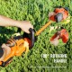 Buy 20V Battery Hedge Trimmer Cordless Hedge Trimmer Double-Edged Steel Blade 45.7cm Electric Hedge Trimmer Branches with Quick Charger Protective Blade Cover 180° Rotating Head