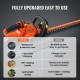 Buy 20V Battery Hedge Trimmer Cordless Hedge Trimmer Double-Edged Steel Blade 45.7cm Electric Hedge Trimmer Branches with Quick Charger Protective Blade Cover 180° Rotating Head