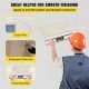 Buy Taping Blades 60x13.8x5.4cm Stainless Steel Drywall Skimming Blade with 0.5mm Blade Thickness Putty Taping Spatula for Getting into Narrow Joint and Seam