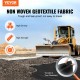 Buy Nonwoven Geotextile 4.6x6.1m Weed Control Mulch Fabric 136gsm Tear Resistant Permeable Fabric for Walkways for Drainage Systems, Landscaping, Ground Cover, Black