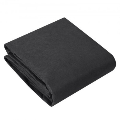 VEVOR Geotextil no Tejido 4,6x6,1 m Tela para Mantillo Antimalezas 136 g/m² Tela Permeable Resistente al Desgarro para Pasarelas para Sistemas de Drenaje, Paisajismo, Cobertura del Suelo, Color Negro