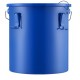 Comprar Recolector de grasa y aceite usado, 22,7 L, tambor recolector de aceite de freidora de acero al carbono, recipiente de aceite con tapa, pinzas de bloqueo, bolsa de filtro para cocina, Azul