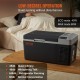 Buy 20L Portable Electric Refrigerator Car Fridge 12/24V DC 100-240V AC Single Zone Car Refrigerator 0.6kW.h -20°C to 10°C Adjustable Freezer for Truck Boat Camping