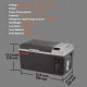 Buy 20L Portable Electric Refrigerator Car Fridge 12/24V DC 100-240V AC Single Zone Car Refrigerator 0.6kW.h -20°C to 10°C Adjustable Freezer for Truck Boat Camping