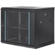 Comprar Gabinete para servidores de red montaje en pared 9U, 15,5" gabinete en rack para servidores 200 lbs con paneles laterales de puerta de vidrio con cerradura, para equipos de TI, dispositivos A/V