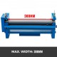 Buy SJ300 Manual Metal Copper Steel Bender Durable Stainless Steel Bending Machine with 2 Thickness Adjustment Bolts, Sheet Metal Bender Max Width 300mm