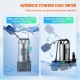 Buy Submersible Sewage Pump 1100W 1.75HP Submersible Water Pump Max Flow 333.3L/min Dirty Water Pump Max Water Lift