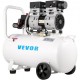 Koop Pneumatische compressor Ultrastille luchtcompressor 50L Ultrastille luchtcompressor 750W Stille tankluchtcompressor 230V