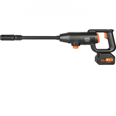 VEVOR Lavadora de alta presión con batería inalámbrica de 21 V, limpiador portátil de alta potencia, 580 PSI, 40 bar, lavadora eléctrica, 4 L/min, cargador de batería de 4,0 Ah, para limpieza de patio