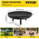 Buy Fire Pit Black Painted Carbon Steel Large Brazier 13kg 28cm Height 2.3mm Thickness Outdoor Fire Pit Bowl for Gardens, Patios, Parks, Backyards, Porches