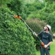 Buy 20V Battery Hedge Trimmer Cordless Hedge Trimmer Double-Edged Steel Blade 18" Telescopic Pole 73-94" Electric Hedge Trimmer with Quick Charger for Tall Plants