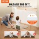 Comprar Barrera de Seguridad Extensible hasta 153 cm Puerta Mágica para Perros Alto de 87 cm Puerta Retráctil para Bebés Abrir con Una Mano Vallas de Malla para Niños Perros Pasillo Escaleras, Blanco