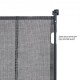 Buy Safety Gate Extendable up to 195 cm Magic Gate for Dogs Height of 87 cm Retractable Gate for Babies Open with One Hand Mesh Fences for Children Dogs Hallway Stairs, Black