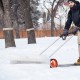 Comprar Pala quitanieves con ruedas Pala quitanieves de 37" para camino de entrada Empujador de nieve ABS