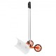 Buy Wheeled Snow Shovel 37" Snow Plow for Driveway ABS Snow Pusher