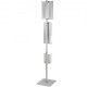 Buy Hydroalcoholic Gel Stand Dispenser, 1,400-1,600 mm Disinfectant Gel Dispenser Stand with A4 Label 1,000 ml Contactless Gel Dispenser Disinfectant Gel Stand Office