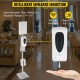 Buy Hydroalcoholic Gel Stand Dispenser, 1,400-1,600 mm Disinfectant Gel Dispenser Stand with A4 Label 1,000 ml Contactless Gel Dispenser Disinfectant Gel Stand Office