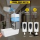 Buy Hydroalcoholic Gel Stand Dispenser, 1,400-1,600 mm Disinfectant Gel Dispenser Stand with A4 Label 1,000 ml Contactless Gel Dispenser Disinfectant Gel Stand Office