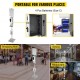 Buy Hydroalcoholic Gel Stand Dispenser, 1,400-1,600 mm Disinfectant Gel Dispenser Stand with A4 Label 1,000 ml Contactless Gel Dispenser Disinfectant Gel Stand Office