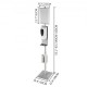 Buy Hydroalcoholic Gel Stand Dispenser, 1,400-1,600 mm Disinfectant Gel Dispenser Stand with A4 Label 1,000 ml Contactless Gel Dispenser Disinfectant Gel Stand Office