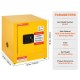 Comprar Armario de Seguridad Puerta Individual Cerrar Manualmente Amarillo  43 x 43 x 46CM para Una Variedad de Ambientes Comerciales e Industriales y gabinete amarillo de almacenamiento peligroso