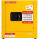 Comprar Armario de Seguridad Puerta Individual Cerrar Manualmente Amarillo  43 x 43 x 46CM para Una Variedad de Ambientes Comerciales e Industriales y gabinete amarillo de almacenamiento peligroso